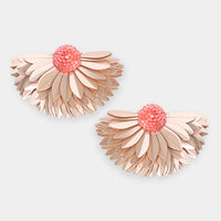 Marigold Earrings in Beige