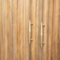 Wooden Curve 2 Door Cabinet