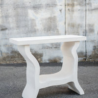 Wooden Abstract Design Console