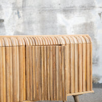 Wooden Curve Cabinet