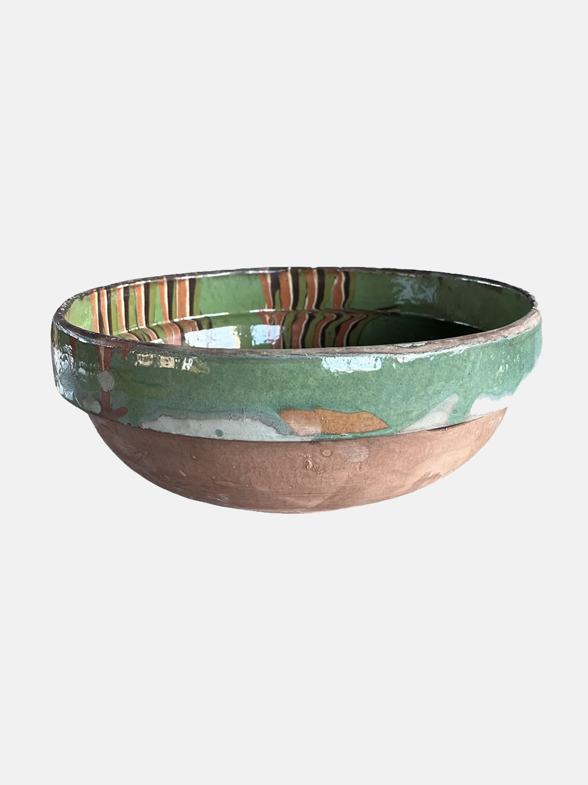 Green Marbleized Cottage Bowl