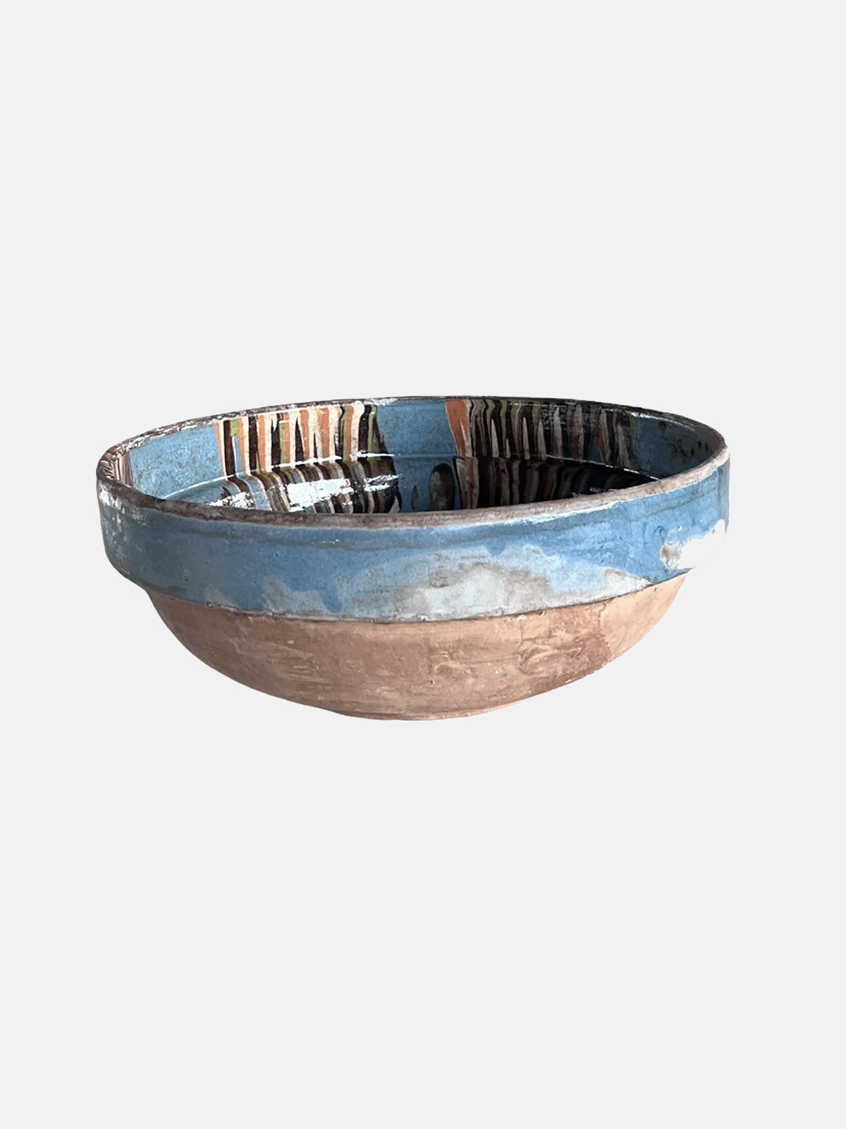 Blue Marbleized Cottage Bowl