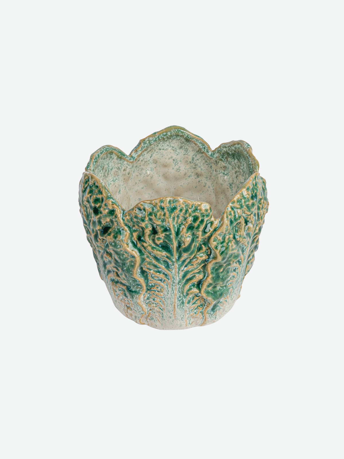 Stoneware Cabbage Planter