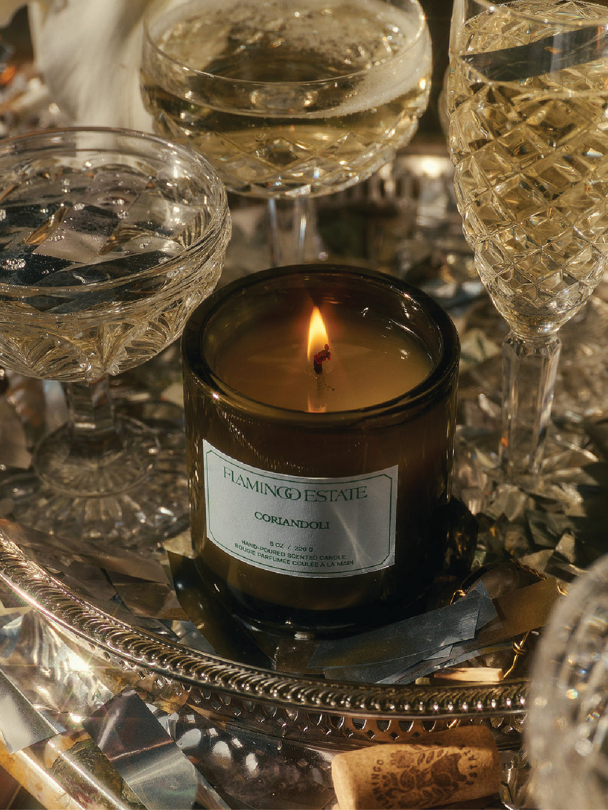 Coriandoli Candle