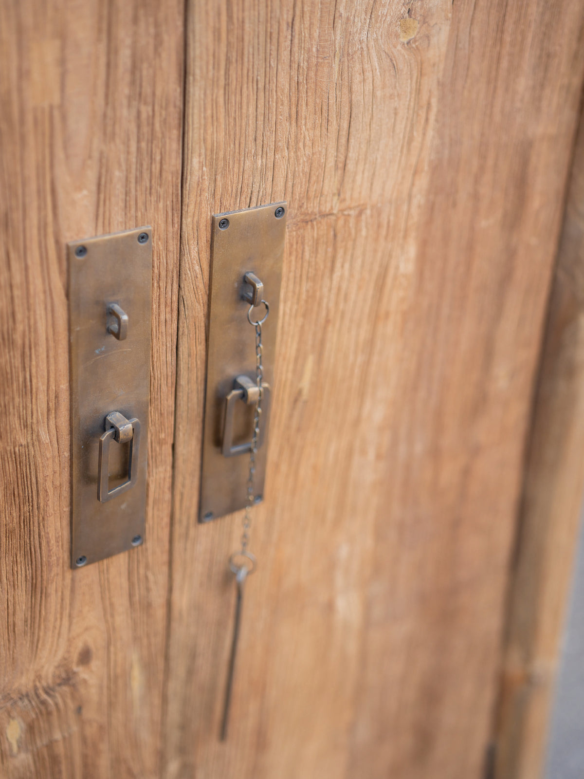 Alfa Unfinished Teak 2Dr Cabinet