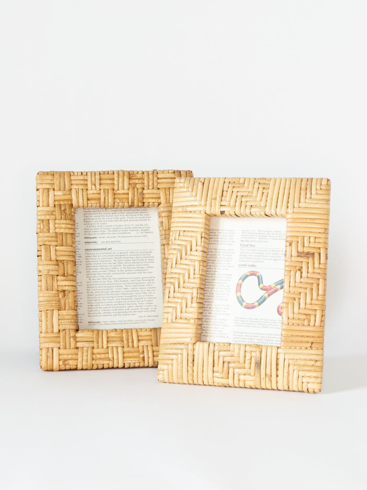 Small Rattan Woven Frame